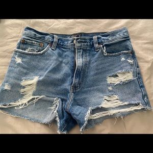 Abercrombie high rise shorts